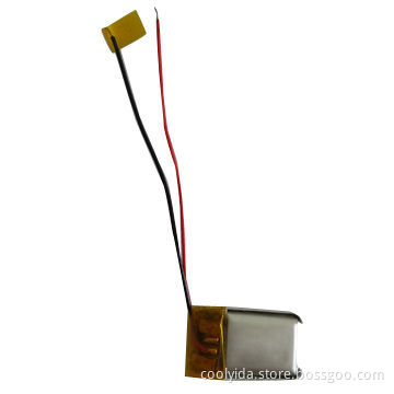 80mAh Lithium Polymer Battery with 3.7V and Long Lifespan, Measures 40 x 10 x 30mm